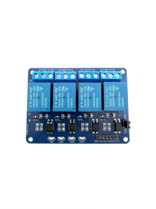 4 Kanal 24V Röle Modülü – Optokuplör İzolasyonlu - 3