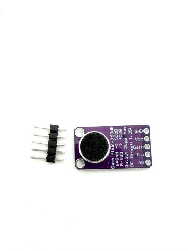 MAX9814 Otomatik Kazanç Kontrollü Mikrofon Amplifikatör Kartı - 1